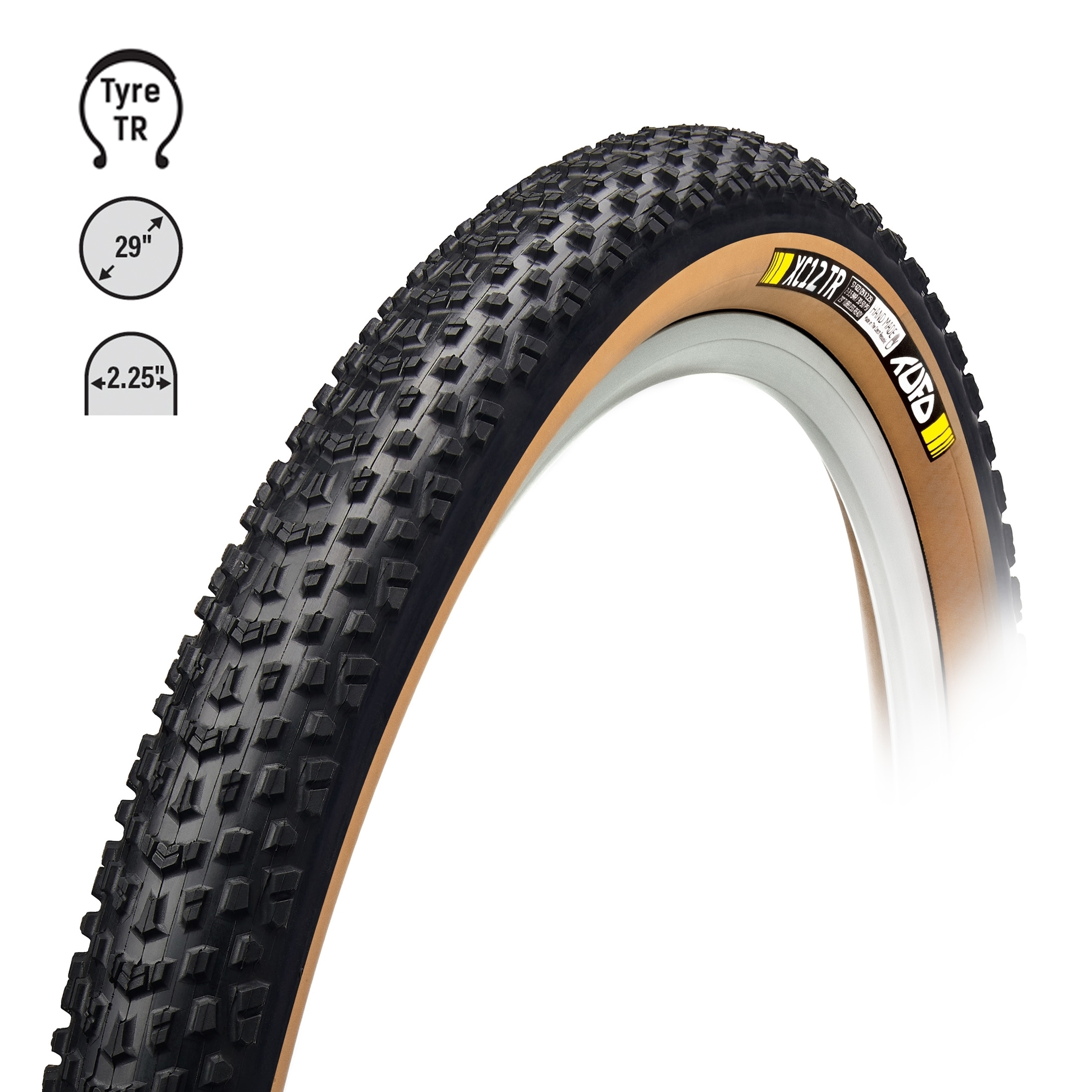 *Spoljna guma TUFO XC12 TR 29"x 2,25, kevlar,tubeless,bež