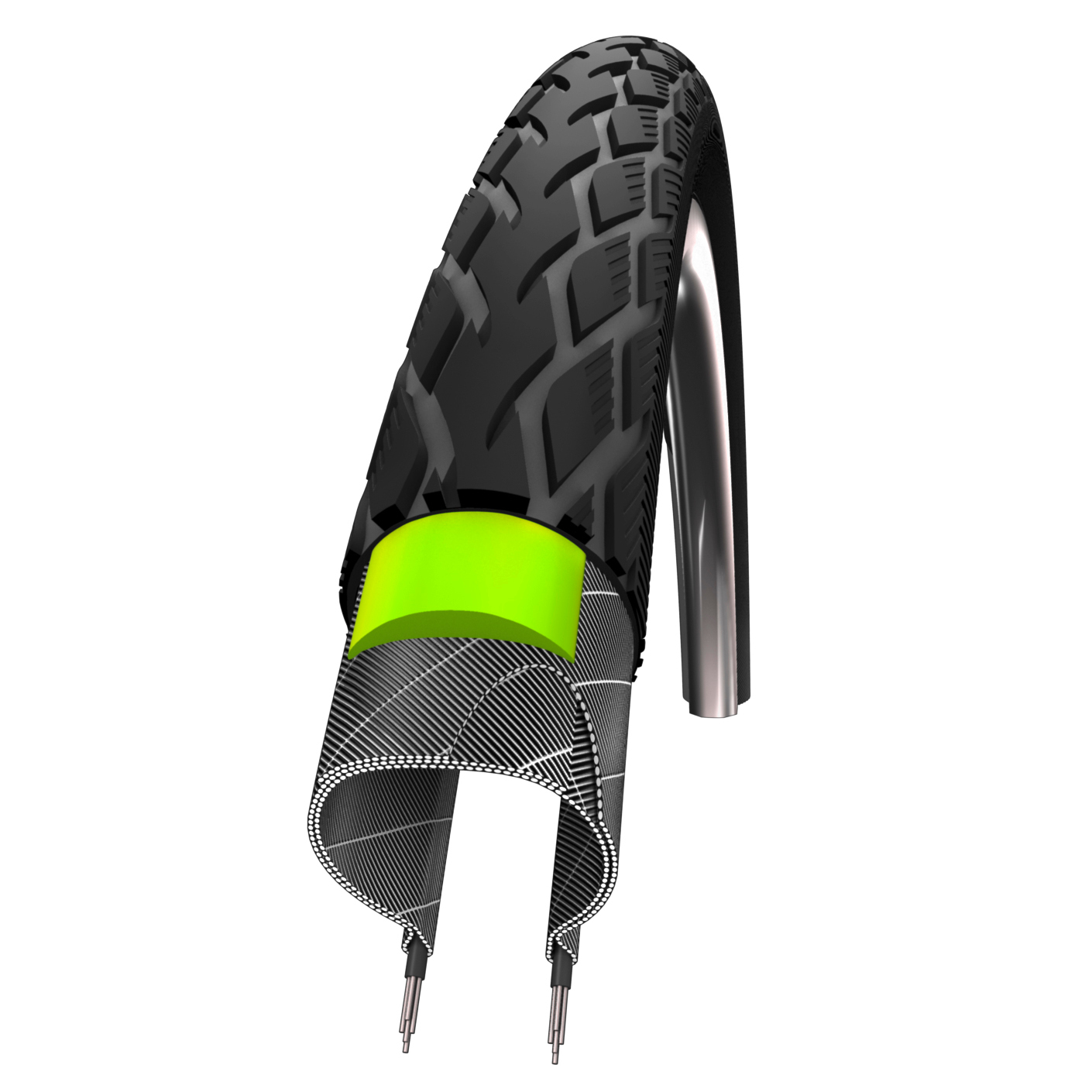 *SP. GUMA SCHWALBE MARATHON GREEN G. 50-559 (26x2.00)