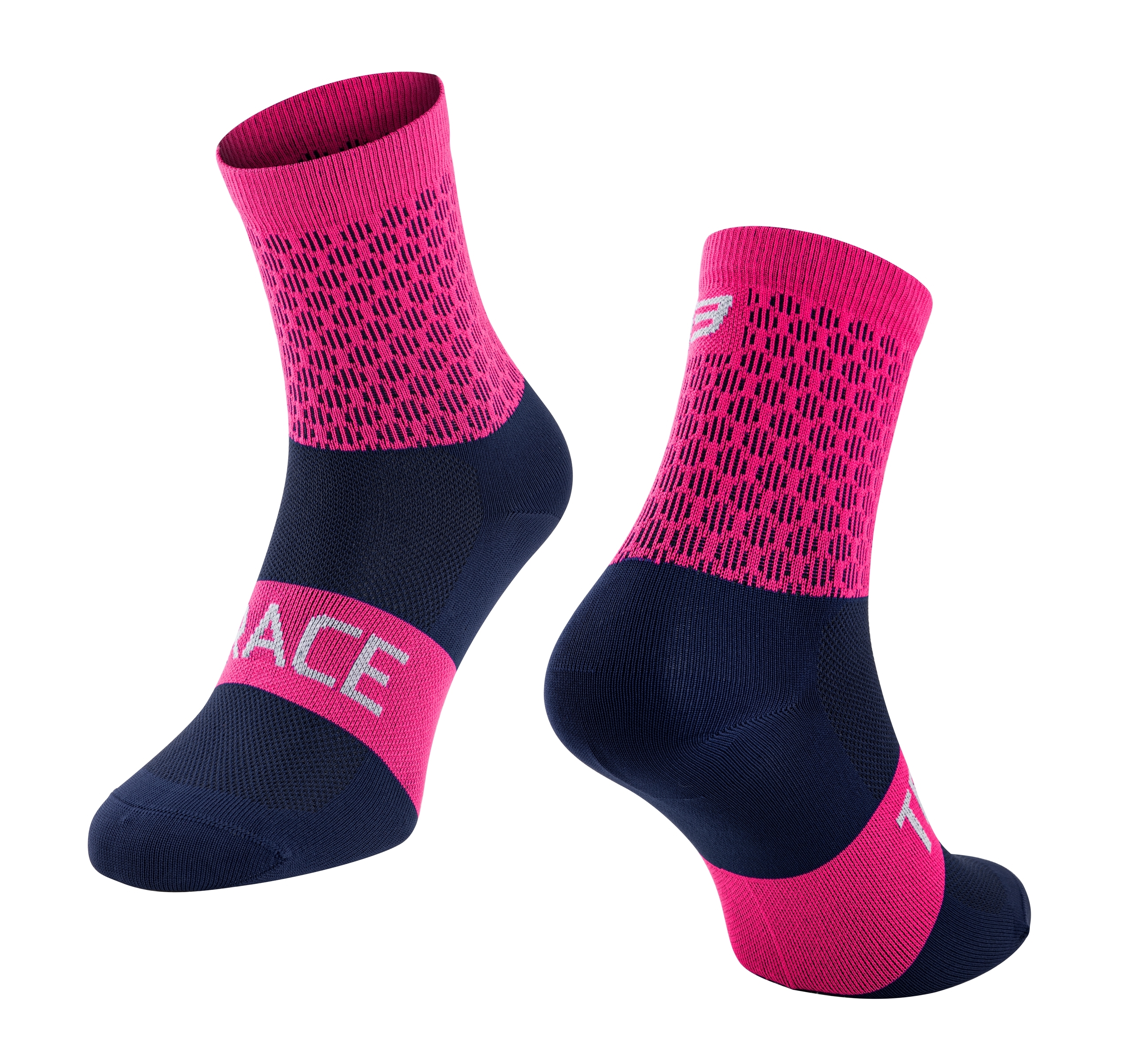 Čarape FORCE TRACE, roze-plave L-XL/42-47